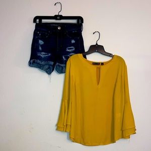 Yellow Blouse | GUC❣️